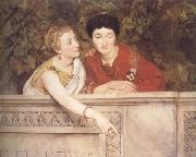 Alma-Tadema, Sir Lawrence Gallo-Roman Women (mk23) china oil painting reproduction